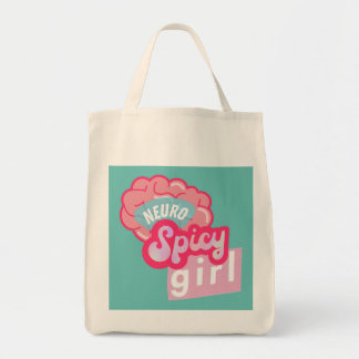 'NeuroSpicy girl' Neurodiversity Tote Bag