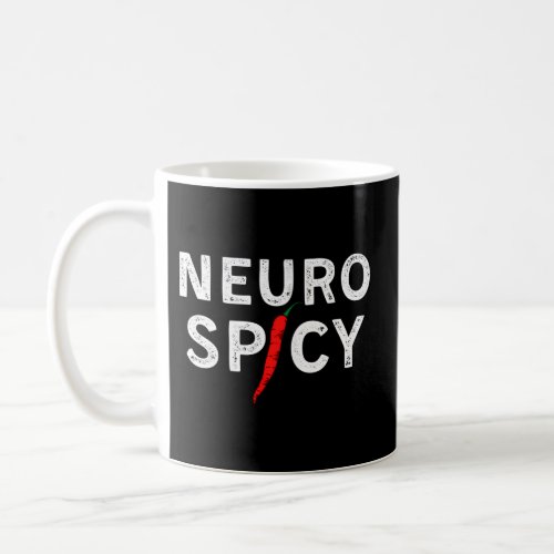 Neurospicy Neurodiversity Austism Awareness Chilli Coffee Mug