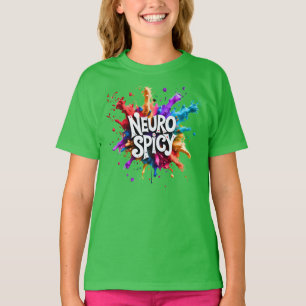 NEUROSPICY neurodiversity autism adhd dyslexia T-Shirt