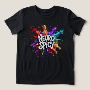 NEUROSPICY neurodiversity autism adhd dyslexia Tri-Blend Shirt