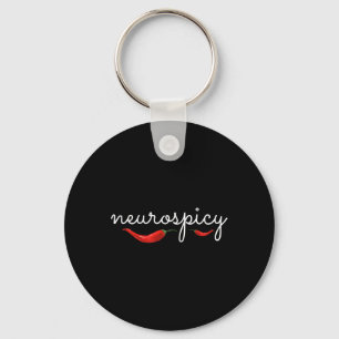 Neurospicy Neurotypical Neurodiversity Adhd Autism Keychain