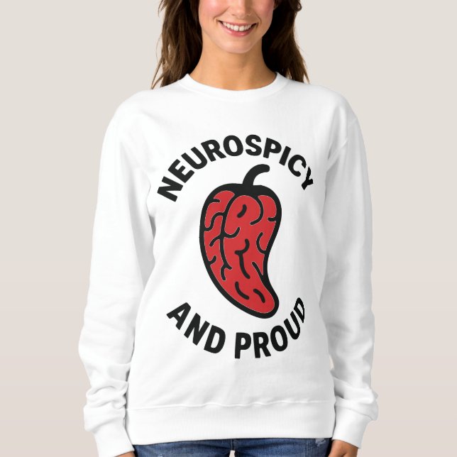 Neurospicy Pepper Sweatshirt (Front)
