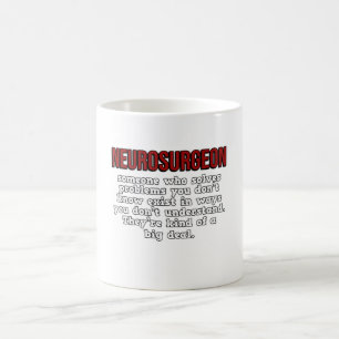Neurosurgeon Surgery Medical Doctor Neurology Grap Coffee Mug