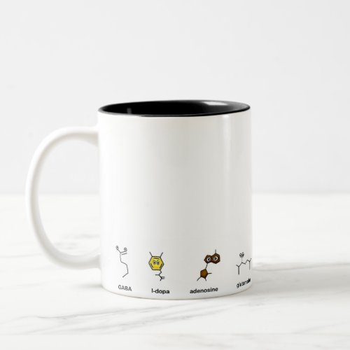Neurotransmitter Parade Two_Tone Coffee Mug