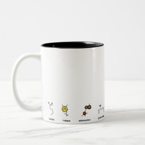 Neurotransmitter Parade Two_Tone Coffee Mug