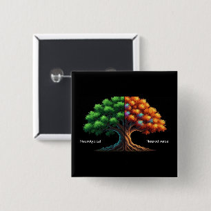 Neurotypical vs. Neurodiverse Button