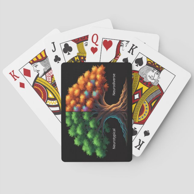 Neurotypical vs. Neurodiverse Poker Cards (Back)