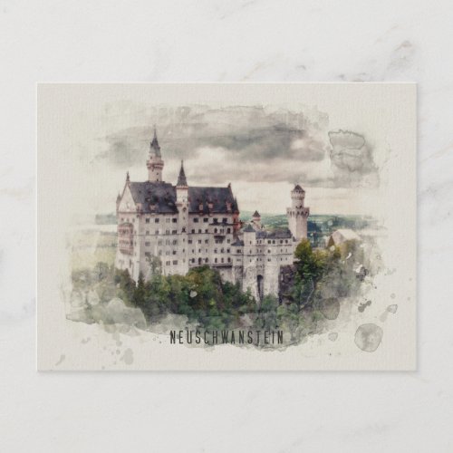 Neuschwanstein Briefcard Postcard