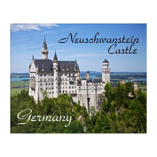 Neuschwanstein Castle Acrylic Print (Front)