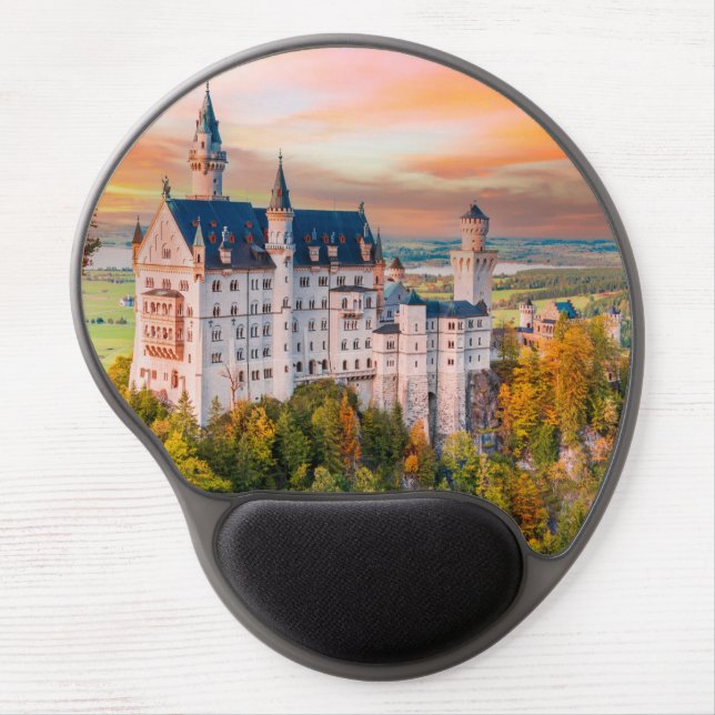 Neuschwanstein castle Bavaria Gel Mouse Pad (Front)