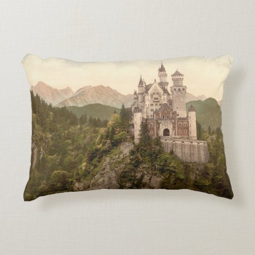 Neuschwanstein Castle Bavaria Germany Accent Pillow