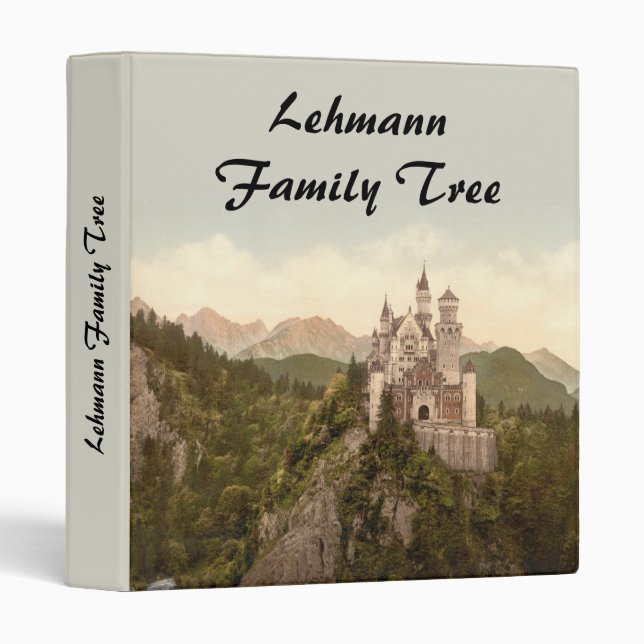 Neuschwanstein Castle, Bavaria, Germany Binder (Front/Spine)