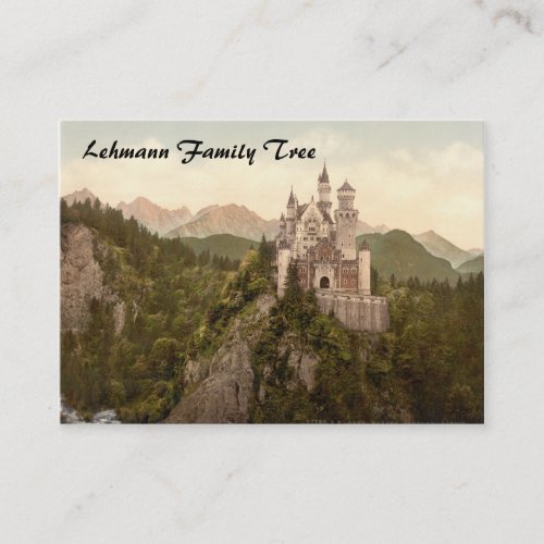 Neuschwanstein Castle, Bavaria, Germany Business Cards