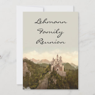 Neuschwanstein Castle, Bavaria, Germany Invitation