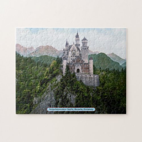 Neuschwanstein Castle Bavaria Germany Jigsaw Puzzle