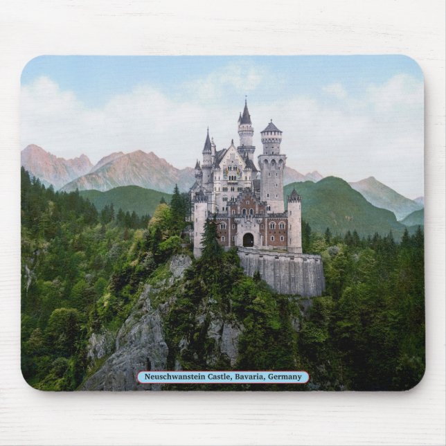Neuschwanstein Castle, Bavaria, Germany Mouse Pad (Front)