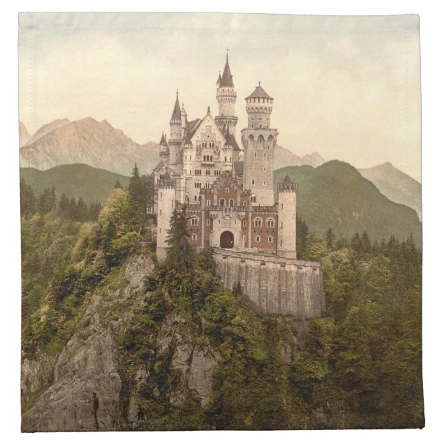 Neuschwanstein Castle, Bavaria, Germany Napkin (Front)