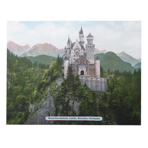 Neuschwanstein Castle Bavaria Germany Notepad