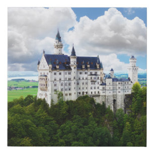 Neuschwanstein Castle Bavaria Germany Photo Faux Canvas Print