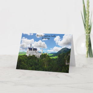 Neuschwanstein Castle Bavaria Germany Photography Card