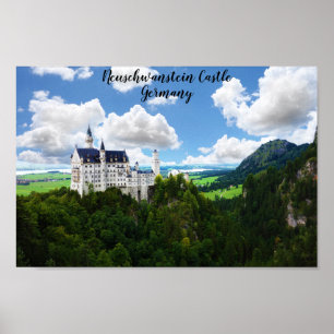 Neuschwanstein Castle Bavaria Germany Photography Poster