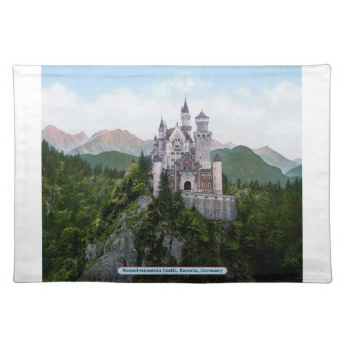 Neuschwanstein Castle Bavaria Germany Placemat