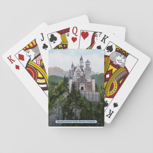 Neuschwanstein Castle Bavaria Germany Playing Cards
