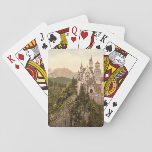 Neuschwanstein Castle Bavaria Germany Playing Cards
