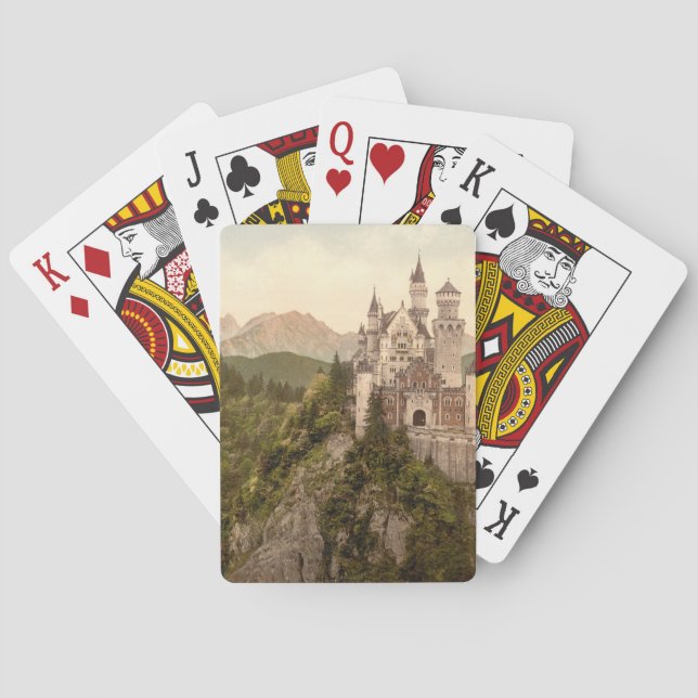 Neuschwanstein Castle, Bavaria, Germany Poker Cards (Back)