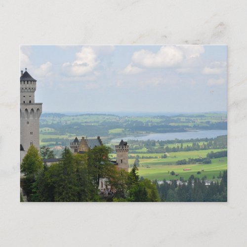 Neuschwanstein Castle Bavaria Germany Postcard