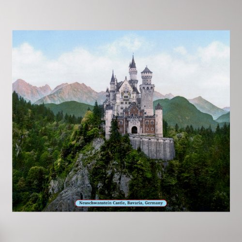 Neuschwanstein Castle Bavaria Germany Poster