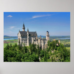Neuschwanstein Castle, Bavaria Germany Poster