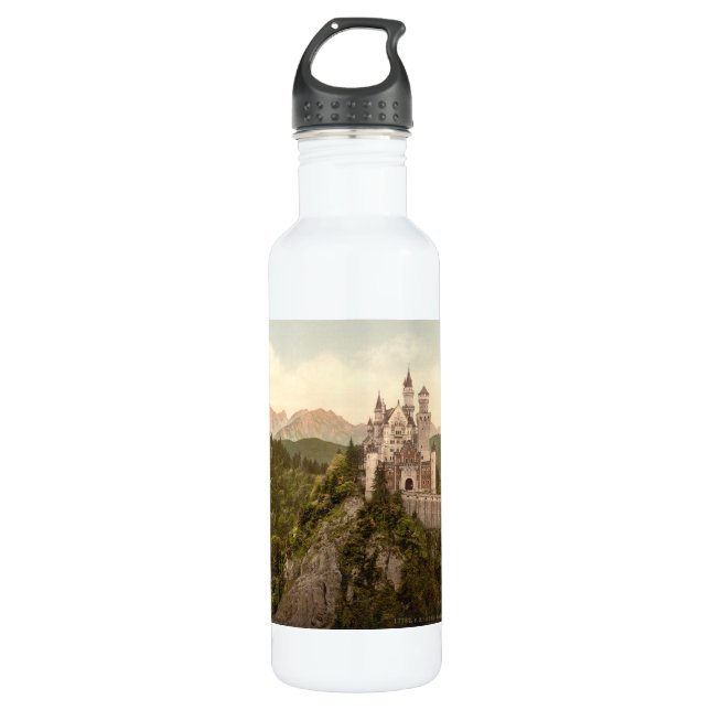 Neuschwanstein Castle, Bavaria, Germany Stainless Steel Water Bottle (Front)
