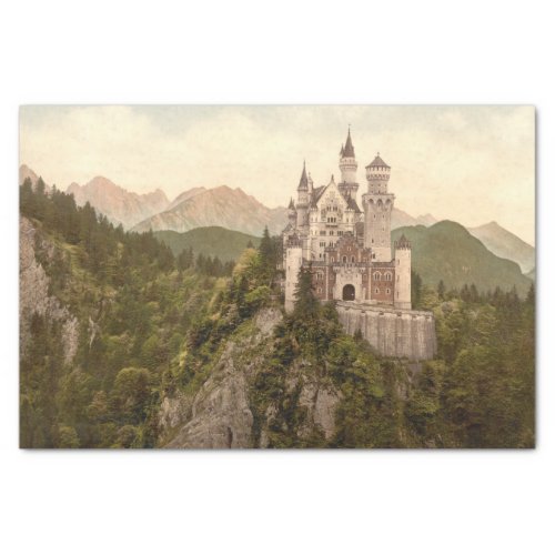 Neuschwanstein Castle Bavaria Germany Tissue Paper