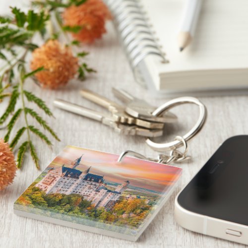 Neuschwanstein castle Bavaria Keychain