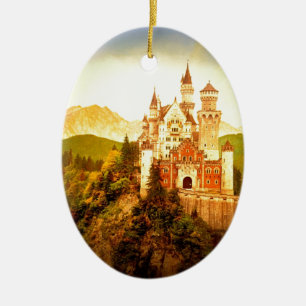 Neuschwanstein Castle Ceramic Ornament