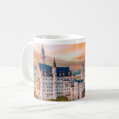 Neuschwanstein castle coffee mug