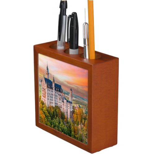 Neuschwanstein castle desk organizer