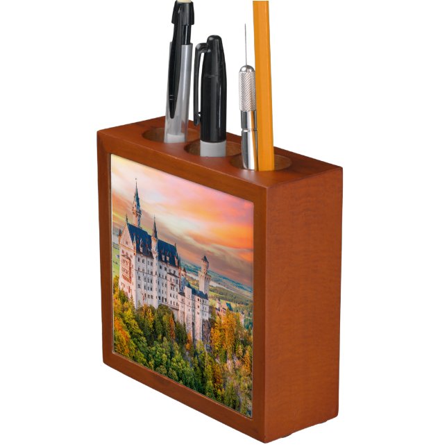 Neuschwanstein castle desk organizer (In Situ)