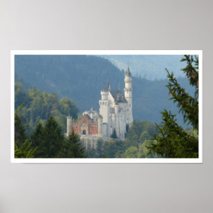 Neuschwanstein Castle, Fairy Castle, Germany Poster