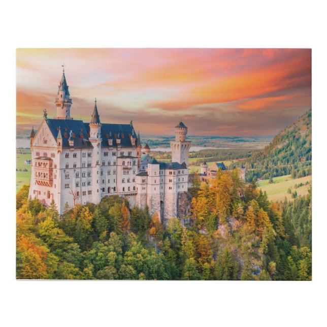 Neuschwanstein castle faux canvas print (Front)