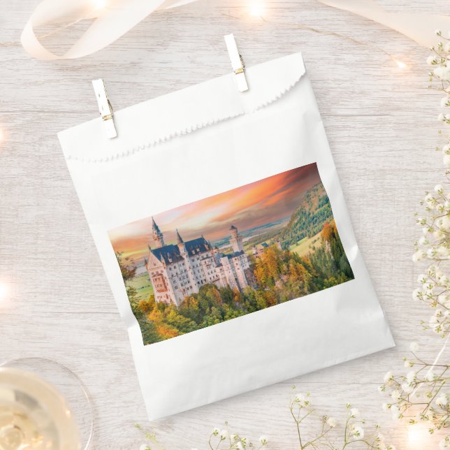 Neuschwanstein castle favor bag (Clipped)