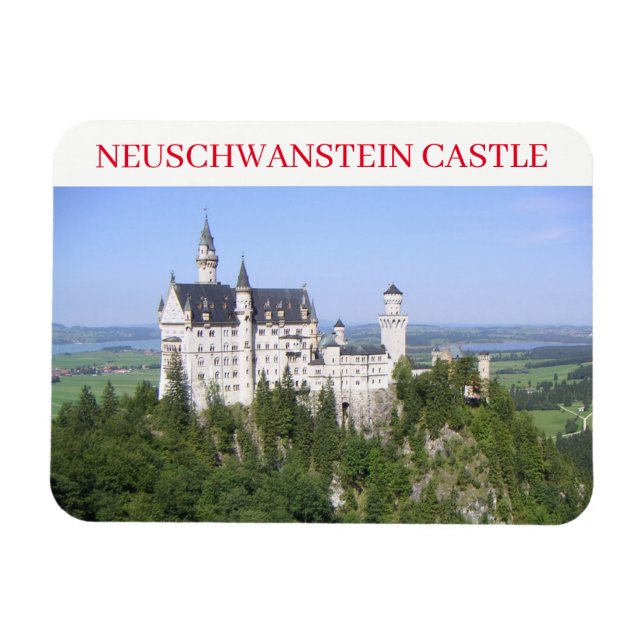 Neuschwanstein Castle fridge magnet (Horizontal)