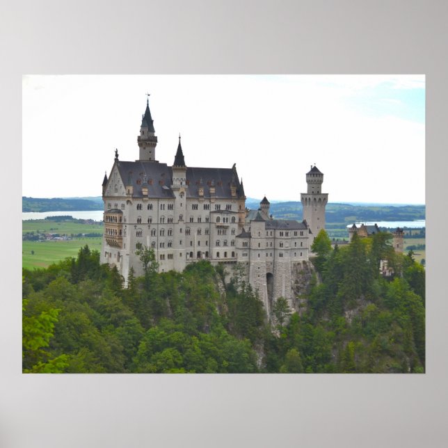Neuschwanstein Castle from the Bridge Poster (Front)