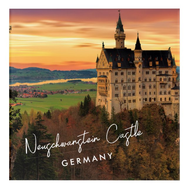 Neuschwanstein Castle Germany Acrylic Print (Front)