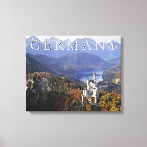 Neuschwanstein Castle  Germany Bavaria Canvas Print