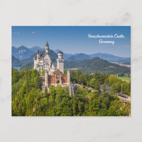 Neuschwanstein Castle Germany Bavaria Postcard
