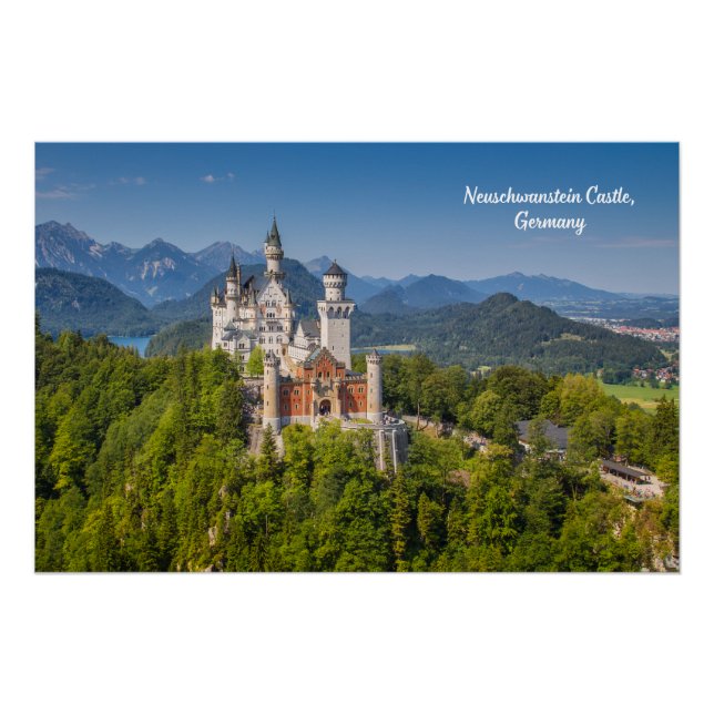 Neuschwanstein Castle, Germany Bavaria Poster (Front)