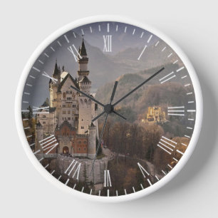 Neuschwanstein Castle Germany Clock