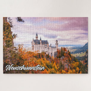 Neuschwanstein Castle, Germany, In Autumn Jigsaw Puzzle